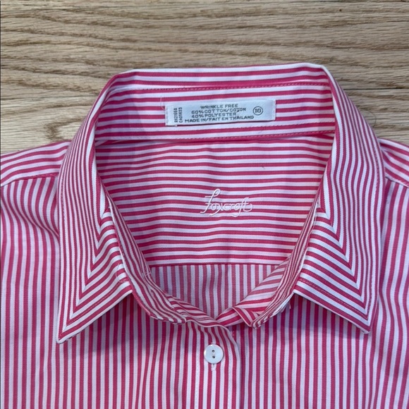 Preppy Classic Button Down - Hot Pink - Picture 2 of 2